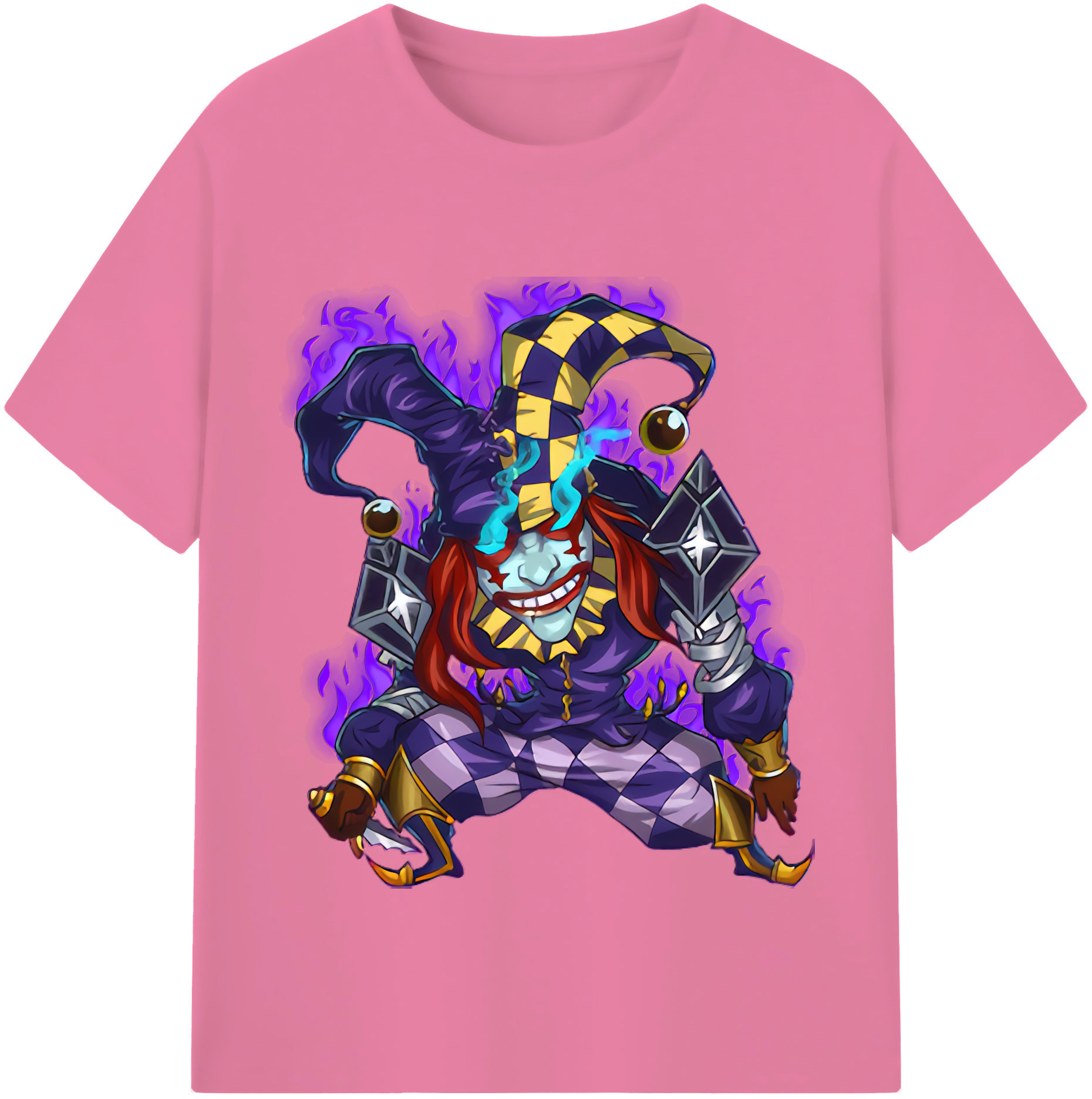 リーグ・オブ・レジェンド League of Legends LOL 綿100％半袖Tシャツ（フロントプリント）